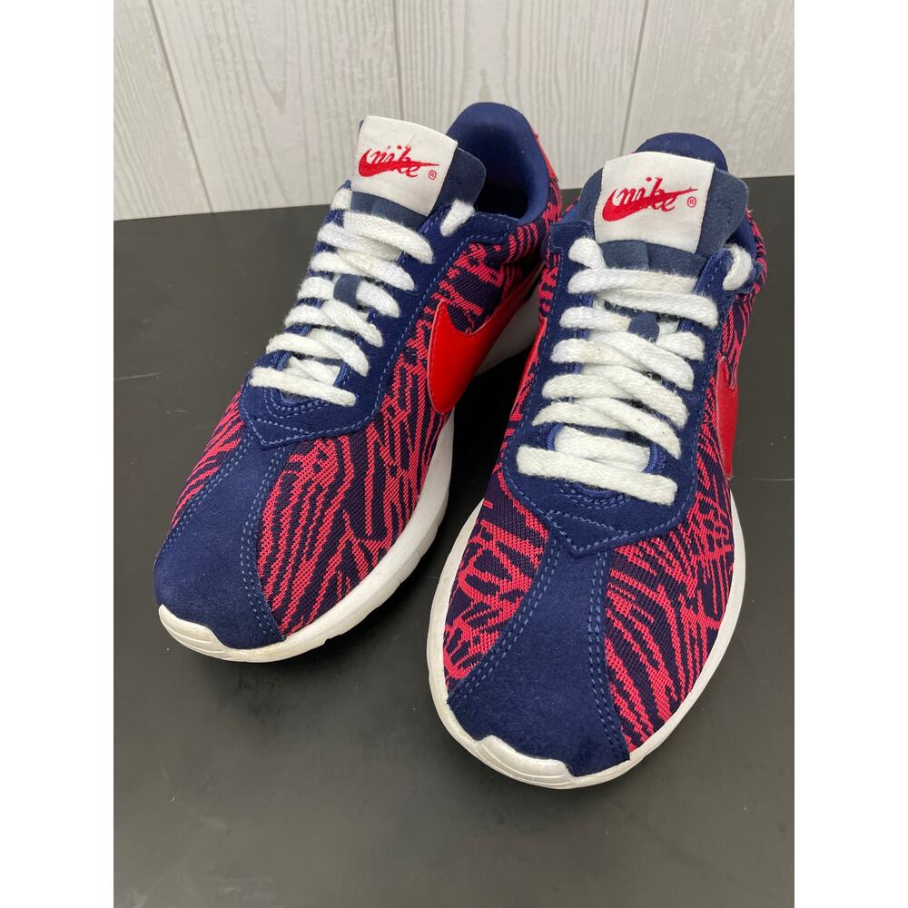 Nike Roshe LD-1000 Jacquard Blue Red Waffles 819845-400 Women's Sz 7.5